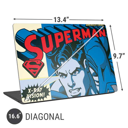 DC Comics Superman America's Hero Universal Laptop 16.6in (13.4 x 9.7in) Skin